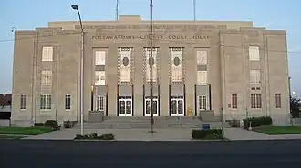 Pottawatomie County Courthouse in Shawnee