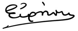 Princess Irene's signature