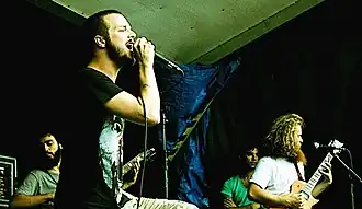 Protest the Hero performing at the Warped Tour 2008