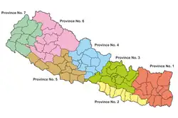 seven provinces of Nepal
