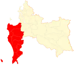 Location in the Bío Bío Region