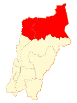 Location in the Atacama Region