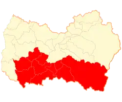 Location in the O'Higgins Region