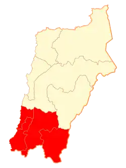Location in the Atacama Region