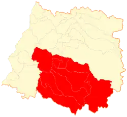 Location in the Maule Region