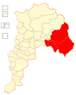 Location in the Valparaíso Region