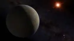 An artist's view of Proxima Centauri b