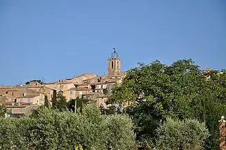 A general view of the village of Puimoisson