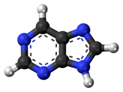 Ball-and-stick molecular model