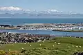 Pwllheli Marina viewed from Pen-y-Garn