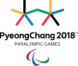 The PyeongChang 2018 Paralympic Winter Games Emblem.