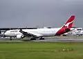 Qantas A330 taking off