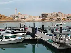 View of harbor in Al Khor City