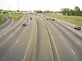 Highway 417 (The Queensway) in Ottawa, Ontario, Canada