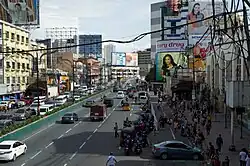 Quezon Boulevard along Quiapo Church