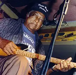 Blues musician R.L. Burnside at the Double Door Inn in Charlotte, N.C. (1998)
