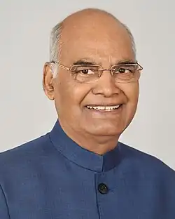 Ram Nath Kovind(2017–2022) (1945-10-01) October 1, 1945 (age&nbsp;80)