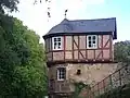 Rapunzel tower, near Marburg, in Germany
