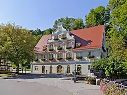 The town hall in Königsbronn