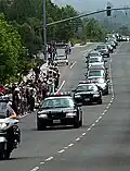 Funeral motorcade for former United States President Ronald Reagan in Simi Valley, California, 2004