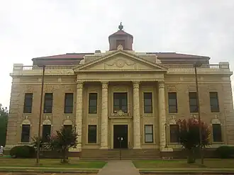 Red River Parish Courthouse in Coushatta
