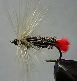A red tag sinking fly