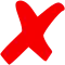 Red X