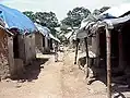 A refugee camp in Guinea