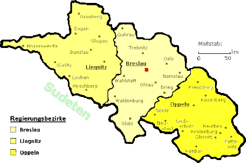 Administrative region of Breslau, 1914