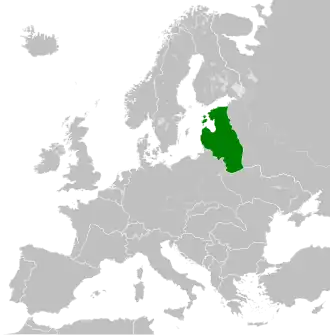 Reichskommissariat Ostland in 1942