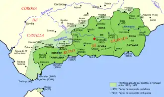 Territory of the Nasrid Kingdom