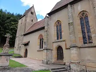 The church of Saint-Jacques-le-Majeur in Reipertswiller
