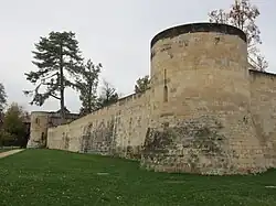 Saint-Dizier castle wall.