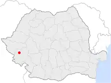 Location of Reşiţa