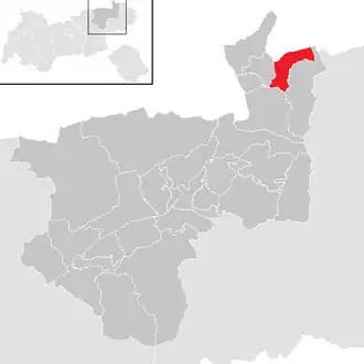 Location in the district