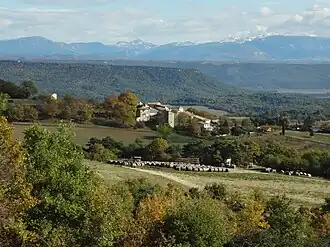 A general view of the hamlet of Saint-Martin
