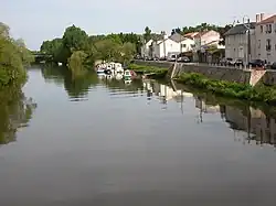 The Sèvre Nantaise in Port Morinière, Rezé