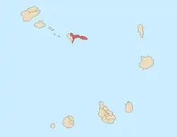 Location of Ribeira Brava