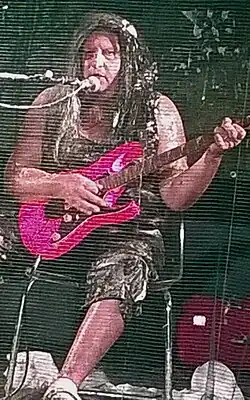 Richard Benson in 2014 during a show in Ciampino, Italy
