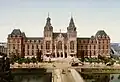 Front of Cuypers' building, about 1895.