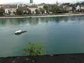 Cable ferry across the Rhine