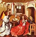 Robert Campin, The Merode Altarpiece, New York