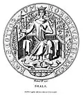 Seal of Robert II (depiction of the seal).
