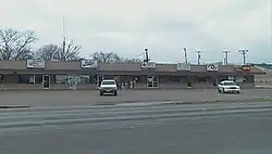 This shopping center in Robinson contains several businesses.