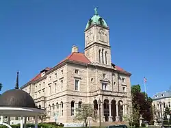 Rockingham County Courthouse in downtown Harrisonburg