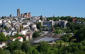 A general view of Rodez.