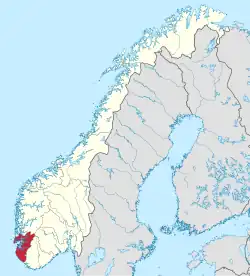 Rogaland within Norway