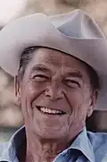 Former Governor Ronald Reagan of California