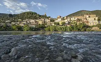 Roquebrun and Orb river