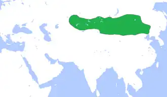 Rouran Khaganate in Central Asia
